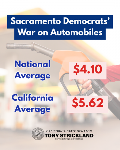 Sacramento Democrats' War on Automobiles
