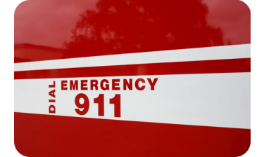 Emergency calls dial 911