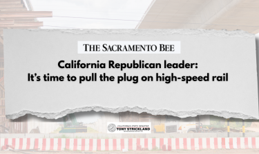 California Republican leader: It's time to pull the plug on high-speed rail | Opinion