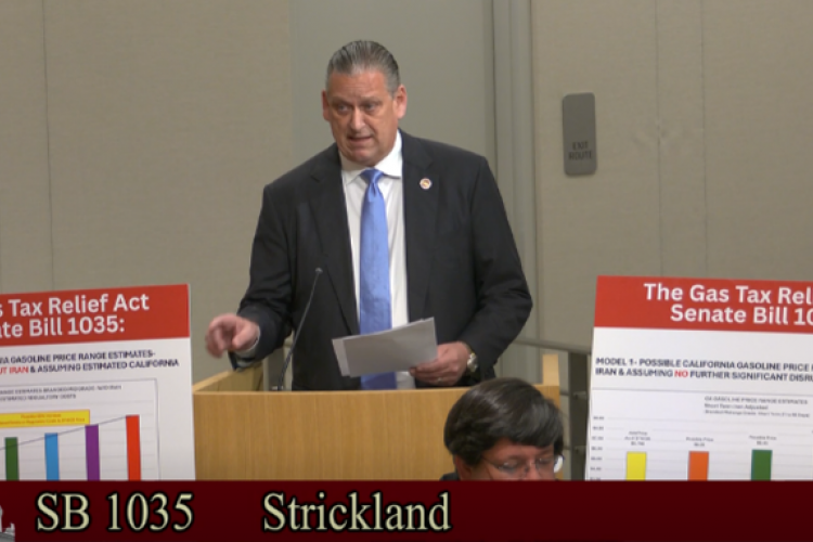 Senator Strickland presents SB 1035